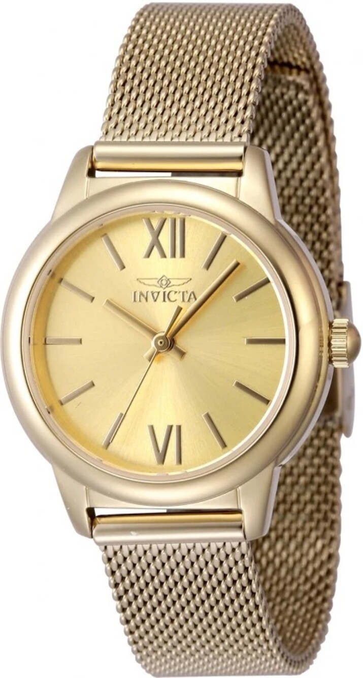 Invicta Angel Quartz Gold Dial Ladies Watch 48250 - Gold-tone